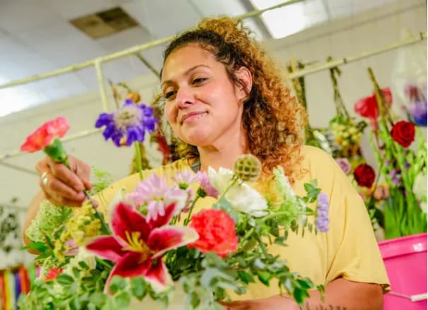Savanah Webb, owner of Forget Me Not Flowers