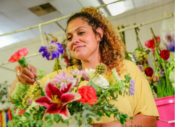 Savanah Webb, owner of Forget Me Not Flowers
